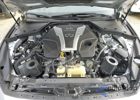 2018 Infiniti Q50 3.0T Luxe z USA, uszkodzony, nr VIN JN1EV7AP0JM352651